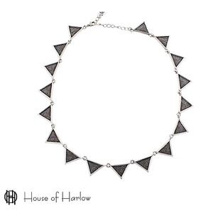 NWT House of Harlow 1960 Triangle Collar Necklace